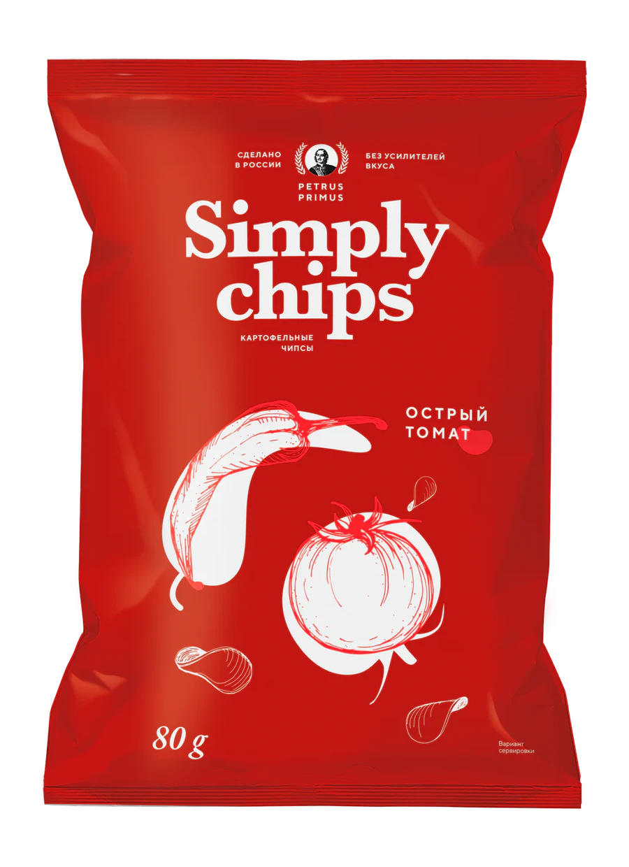Simply chips — Острый томат