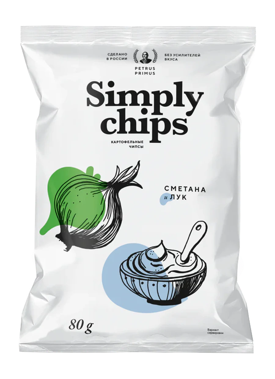 Simply chips — Сметана и лук